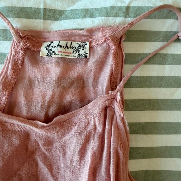 Free People Pink Lace Mini 6 Ddc - Picture 4 of 5